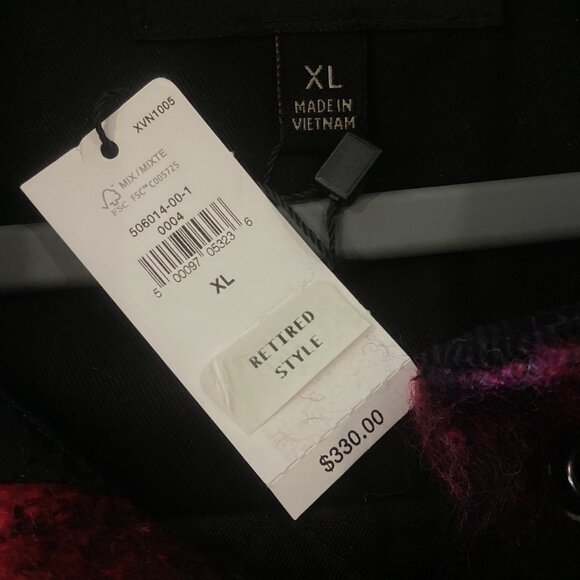 NWT Banana Republic Verbier Shirt Jacket Women's Size XL Buffalo Plaid $330  Ret - Picture 12 of 16